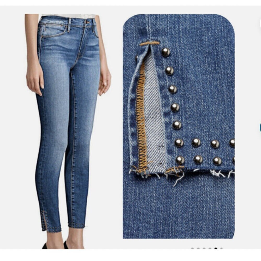 Frame Le High Skinny Split Jeans in Hazelwood size 28 NWOT